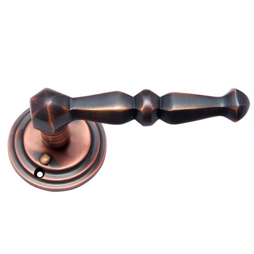 "Kings" Brass Handle with Rose 